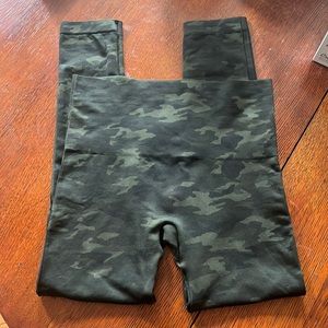 Spanx green camo leggings